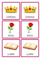 Vista previa - Juegos / Gamificación - Sant Jordi: joc de parelles amb vocabulari (lletra pal) - Portada