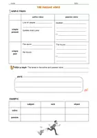 Vorschau - Arbeitsblätter - Merkblatt Passive Voice Grammatik Arbeitsblatt - Seite 1