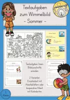 Vorschau - Arbeitsblätter - Sommer - Deckblatt