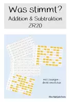 Vorschau - Spiele - Spiel - Was stimmt (Addition / Subtraktion ZR20) - Deckblatt