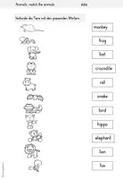 Vorschau - Arbeitsblätter - Animals Englisch Arbeitsblätter | Englischunterricht Grundschule Klasse 3-4 - Seite 2