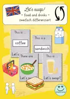 Vorschau - Spiele - Stop and swap! -Spiel: breakfast/food and drinks - Deckblatt