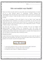 Vorschau - Arbeitsblätter - Lesetexte Umweltschutz - Zweifach differenziert - Seite 3