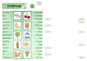 Vorschau - Spiele - Thema Ernährung - Klammerkarten - Seite 2