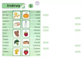 Vorschau - Spiele - Thema Ernährung - Klammerkarten - Seite 3