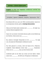 Vorschau - Arbeitsblätter - Atlasarbeit Übungen Klasse 5–7 – Aufbau einer Karte - Karten lesen und auswerten (Erdkunde Arbeitsblatt) - Seite 2
