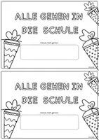 Vorschau - Arbeitsblätter - Alle gehen in die Schule - Anfangsunterricht - Seite 1