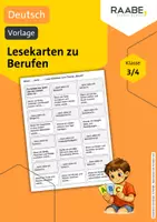Vorschau - Spiele - Klassenlesespiel: Lesekarten zu Berufen - Deckblatt