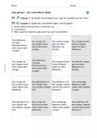 Vorschau - Spiele - Lesespiel zum Schuljahresende: Lese-Memo-Spiel - Seite 1