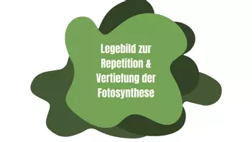 Vorschau - Spiele - Legebild Fotosynthese - einfache und schwierige Version enthalten - Deckblatt