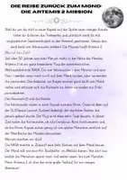 Vorschau - Arbeitsblätter - Lesen und Verstehen Artemis 2 - Seite 1