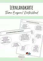 Vorschau - Arbeitsblätter - Lernlandkarte Bayern/ Deutschland - Kompetenzen - Deckblatt