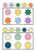 Vista previa - Tarjetas / Manipulativos - 20 RUTAS DE COLORES - página 1