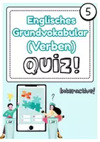 Vorschau - Test - Englisches Grundvokabular (Verben) Quiz 5 - Seite 1