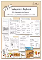 Vorschau - Arbeitsblätter - Bartagamen-Lapbook | 3 Niveaustufen | GS, DaZ, Förder - Deckblatt