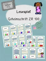 Vorschau - Spiele - Lesespiel in Geheimschrift im ZR 100 - Deckblatt