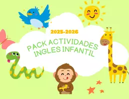 Vista previa - Unidades / Secuencias / Situaciones de Aprendizaje - Pack Actividades Inglés Infantil - Portada
