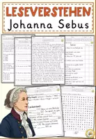 Vorschau - Arbeitsblätter - Ballade - Johanna Sebus (Goethe), Lesen und Verstehen Arbeitsblätter mit Lesetext, Fragen - Deckblatt