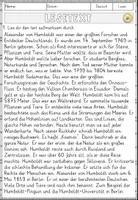 Vorschau - Arbeitsblätter - Alexander von Humboldt – Forscher und Entdecker, Lesen und Verstehen Arbeitsblätter mit Lesetext, Fragen - Seite 2