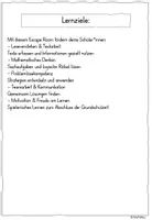 Vorschau - Arbeitsblätter - Escape Room Abschluss Klasse 4 – Abschlussfeier in Gefahr | Rätselspiel Grundschule (Deutsch & Mathe) - Seite 2