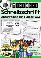 Vorschau - Arbeitsblätter - Fußball WM 2026: Schreibschrift üben | Grundschule - Deckblatt