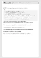 Vorschau - Arbeitsblätter - Lineare Funktionen wiederholen Teil I – einfach erklärt mit Lösungen - Deckblatt