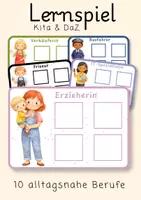 Vorschau - Spiele - Lernspiel Berufe im Alltag - Kita & DaZ - Deckblatt