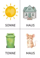 Vorschau - Bildkarten - Kartenset Reime - Reimwörter & Sprachförderung - Seite 3