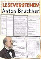 Vorschau - Arbeitsblätter - Anton Bruckner – Sinfonien und Glaube, Lesen und Verstehen Arbeitsblätter mit Lesetext, Fragen - Deckblatt
