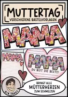 Vorschau - Mal- und Bastelvorlagen - Muttertag - Deckblatt