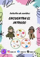 Vista previa - Juegos / Gamificación - Detective de sonidos-Encuentra el intruso - Portada