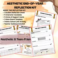 Vista previa - Hojas de trabajo - End of Year KS3 | Reflection & Wellbeing Activities - Portada