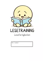 Vorschau - Arbeitsblätter - Lesetraining zur Steigerung der Lesefertigkeit - Seite 1