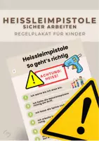 Vorschau - Poster - Heissleimpistole Plakat, TTG, 1.-3. Klasse - Deckblatt