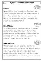 Vorschau - Arbeitsblätter - Leseverständnis Österreichische Gerichte Klasse 3/4 – 3 Sachtexte differenziert (Gulasch, Kartoffelsalat, Marillenknödel) - Seite 3