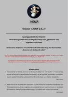Vorschau - Unterrichtsreihen - Sprachwandel: Klausur Gawlitta "Benennen wir die Zukunft selbst!" - Deckblatt