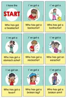 Vorschau - Spiele - Englisch Grundschule At the doctor´s Lesespiel I have who has - Seite 3