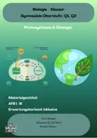 Vorschau - Klassenarbeiten - Biologie Klausur Oberstufe: Fotosynthese, Symbiose und Koevolution - Deckblatt