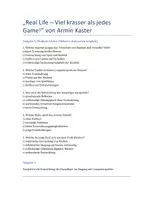 Vorschau - Arbeitsblätter - Arbeitsblatt zu „Real Life – Viel krasser als jedes Game!“ von Armin Kaster - Seite 1