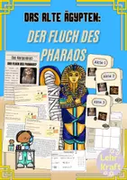 Vorschau - Arbeitsblätter - Altes Ägypten: Der Fluch des Pharaos - Deckblatt