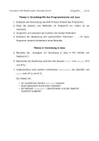 Vorschau - Klassenarbeiten - Übungsklausur zur Informatik und zur Vererbung in Java (EF) – Variation - Deckblatt
