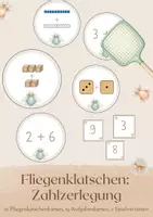 Vorschau - Spiele - Fliegenklatschen: Zahlzerlegung bis 10 – Mathe-Spiel - Deckblatt