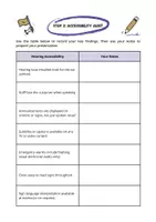 Vorschau - Arbeitsblätter - Accessibility Awareness - Research Project - Seite 3