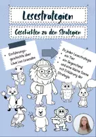 Vorschau - Lehrpläne/Lehrermaterial - Geschichten zu den Lesestrategien - Zusatzmaterial - Deckblatt