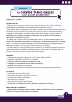 Vista previa - Unidades / Secuencias / Situaciones de Aprendizaje - 13 cuentos tradicionales - página 1