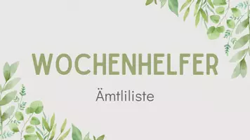 Vorschau - Aufgabenkarten - Wochenhelfer - Ämtli-Plan - Klassendienst - editierbar - Deckblatt