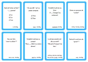 Aperçu - Jeux - Trivial Poursuite niveau A1/A2 - Page 1
