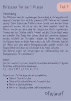 Vorschau - Präsentationen/Tafelbilder - Blitzlesen für die 1. Klasse (Teil 1) - Vier Ausführungen - Seite 1