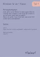 Vorschau - Präsentationen/Tafelbilder - Blitzlesen für die 1. Klasse (Teil 1) - Vier Ausführungen - Seite 2