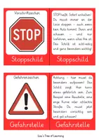 Vorschau - Arbeitsblätter - Verkehrserziehung - Lernkarten für die 3. und 4. Klasse - Seite 2